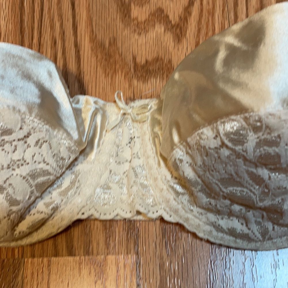 Vintage Strapless Lace bra Underwire - Picture 3 of 6